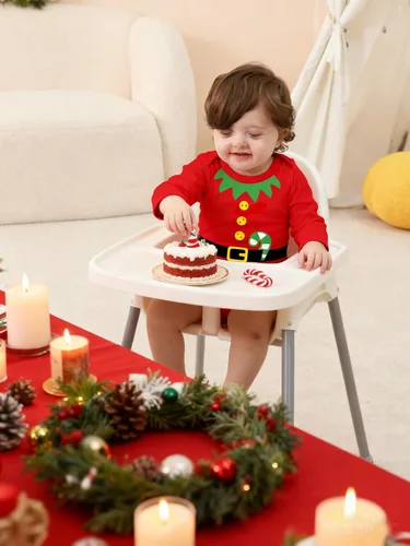 Vista 24 de BFUSTYLE Mameluco de manga larga para bebés niños y niñas, traje divertido para bebés de 0 a 18 meses