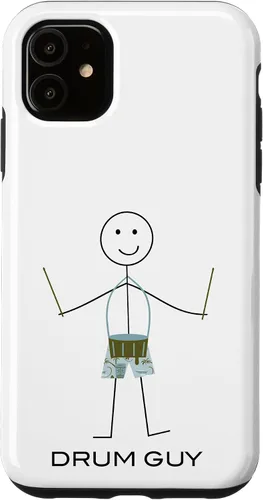 Vista 8 de Funny Men's Snare Drum Guy Boy Drummer Case for iPhone 16