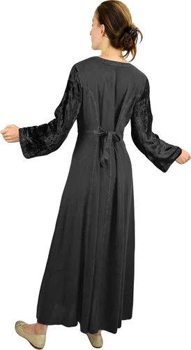 Vista 3 de 210Dr Agan Traders Renacimiento Gótico Corsé bordado vestido de terciopelo