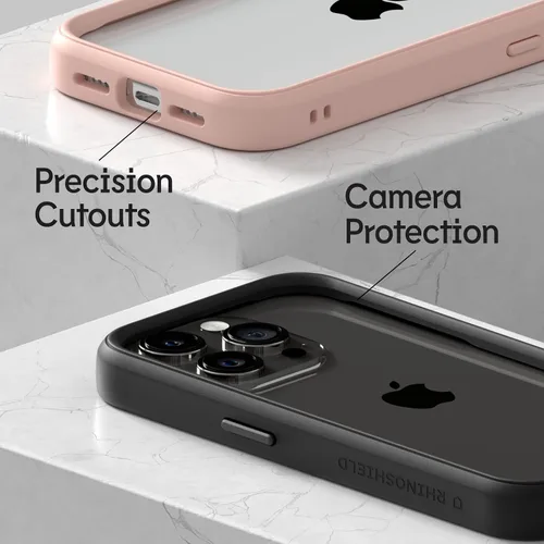 Vista 4 de RhinoShield Mod NX - Carcasa modular para iPhone 15 Funda protectora con placa trasera, diseño modular de 2 vías, protección contra caídas