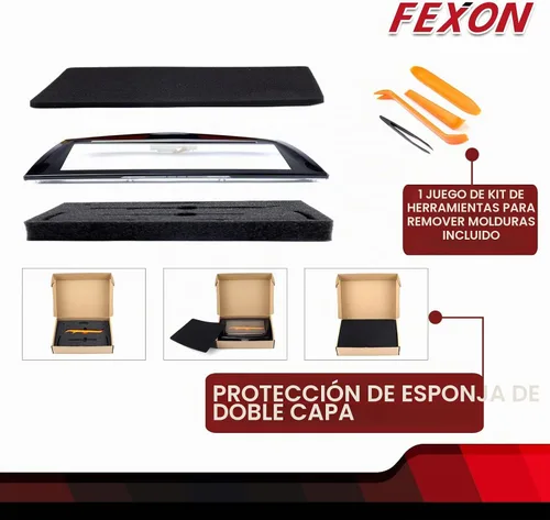 Vista 2 de FEXON 2013 2014 2015 2016 2017 Pantalla táctil CUE con herramienta de ajuste gratuita Compatible con Cadillac ATS Escalade SRX XTS ELR CTS CTS-V