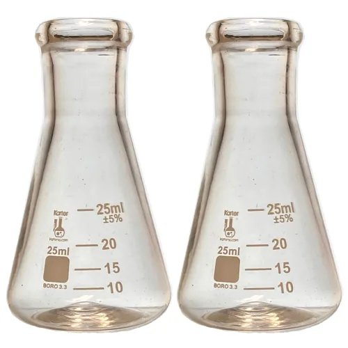 Vista 5 de Karter Scientific - Matraz Erlenmeyer de boca estrecha de 1000 ml, vidrio borosilicato 3.3, 213G22 (Individual) 3.3 vidrio de borosilicato, boca