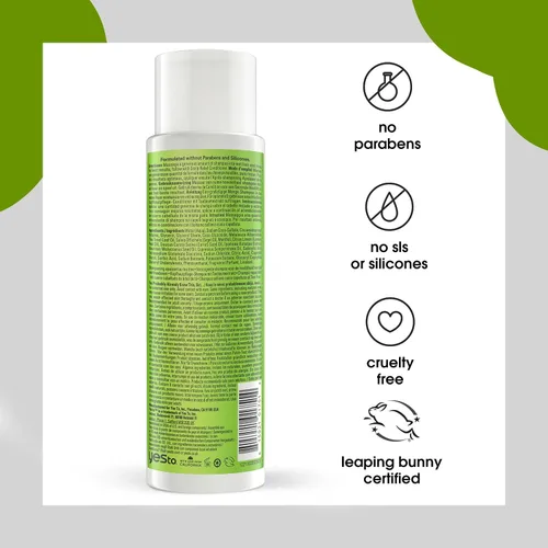 Vista 3 de Yes To Acondicionador para aliviar el cuero cabelludo de árbol de té, calma el cuero cabelludo seco, hidrata y suaviza con aceite de árbol de té