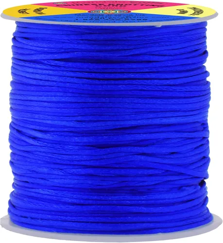 Vista 108 de Mandala Crafts Cordón de satén de cola de rattail de 0.02 in para nudos chinos de macramé