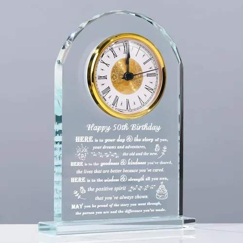 Vista 24 de Movdyka Regalos de 70 cumpleaños para mujeres y hombres – Reloj de cristal personalizado 1956 70 años de edad regalo para ella él – Ideas de regalos