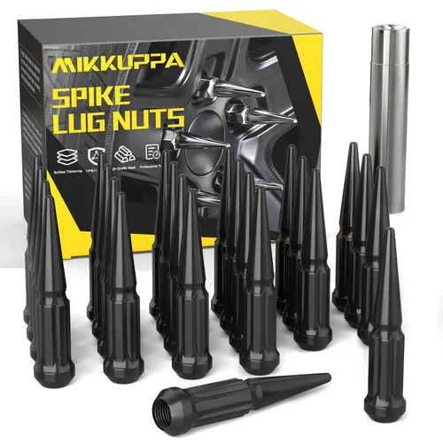 Vista 11 de MIKKUPPA Tuercas de llanta con pinchos M14x1.5, repuesto para Chevy Silverado GMC 2500 Cromo