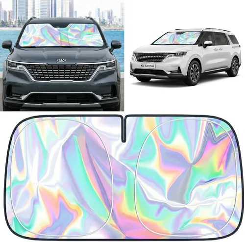 Vista 45 de Parasol para parabrisas BMW X1 E84 2016-2026 – Cubierta plegable para parabrisas X1 E84, accesorios para proteger el coche de los rayos del sol