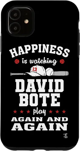 Vista 8 de iPhone 16 David Bote Happiness is Watching Gameday Case