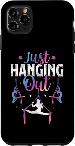 Vista 13 de iPhone 16 Just Hanging Aerialist Aerial Silks Dancer Air Yoga Women Case