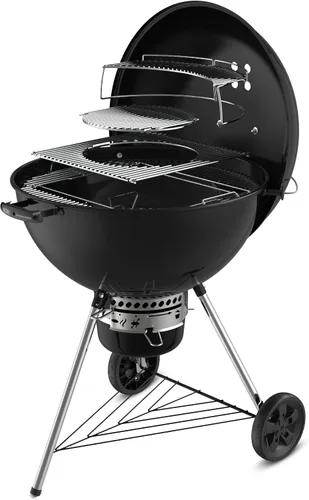 Vista 2 de Weber Master-Touch - Parrilla y ahumador de carbón, 26 pulgadas, color negro