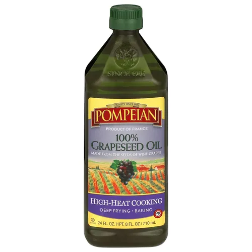 Vista 10 de Pompeian - Aceite de semilla de uva 100%, sabor ligero y sutil, 68 onzas líquidas