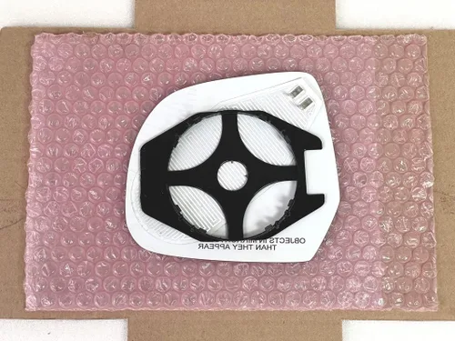 Vista 3 de Espejo calefactable con placa trasera para NISSAN LEAF 2012-16 VERSA 2011-17 Vista lateral del pasajero derecha derecha