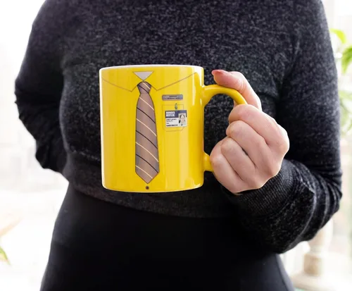 Vista 7 de The Office Dwight Schrute Shirt Taza de cerámica Taza de café grande para expreso, cafeína, bebidas, artículos esenciales para el hogar