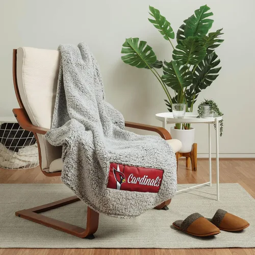 Vista 26 de FOCO Manta Sherpa de nube con logotipo grande del equipo de la NFL, 60 x 70 pulgadas