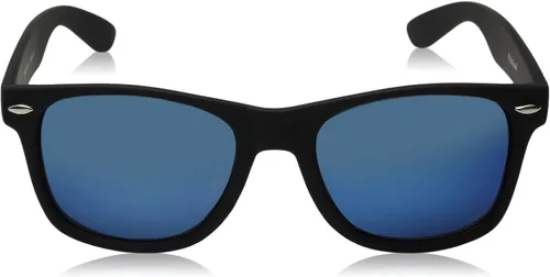 Vista 10 de zeroUV - Gafas de sol con montura de cuerno negro mate