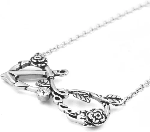 Vista 4 de Controse Collar de ancla Infinity Love con colgante, Acero inoxidable