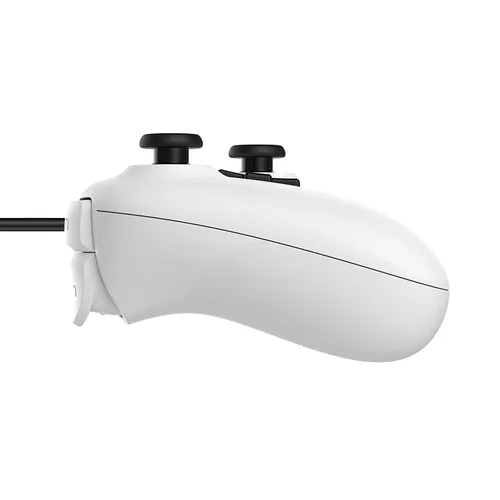 Vista 2 de 8Bitdo Ultimate Wired Controller, USB Wired Controller for PC Windows 10, Android, Steam Deck, Raspberry Pi and Switch (White)
