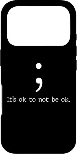 Vista 29 de Mental Health Awareness Shirts Semicolon Quote Gift Case for iPhone 17