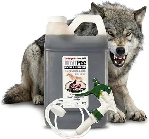 Vista 6 de PredatorPee 100% orina de lobo - Aroma de marcado territorial - Crea ilusión de que el lobo está cerca