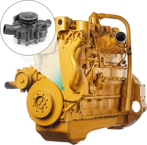 Vista 6 de AULINK Bomba de agua 4P3683 (cojinete de C & U) 9Y5250 para Caterpillar CAT 3116 3126 0R1015 0R3007 Chevy C60 C6500 T6500 T7500 Ford F650 F750 GMC