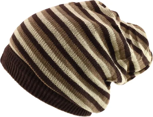 Vista 3 de Armycrew - Gorro de punto largo reversible para mujer