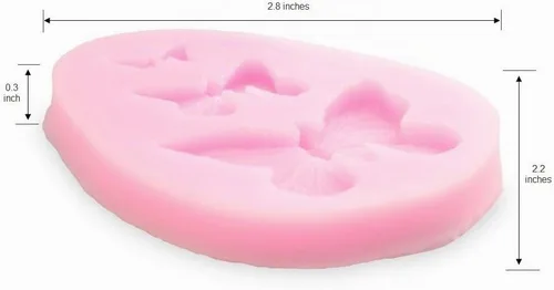 Vista 2 de Molde de mariposa de silicona para Chololate Mariposa Fondant Candy Molds Molde para hornear pasteles caseros DIY