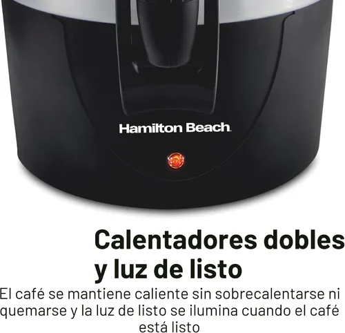 Vista 4 de Hamilton Beach Urna de café de preparación rápida de 45 tazas y dispensador de bebidas calientes, 40521