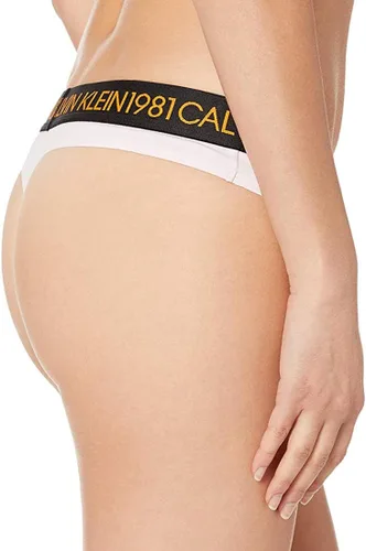 Vista 2 de Calvin Klein Tanga de algodón audaz 1981 para mujer