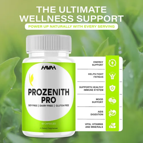 Vista 5 de Prozenith Pro Pills Prozenith - Cápsulas de Prozenith Prozenith, máxima fuerza general, bienestar general, suplemento de apoyo de sal rosa