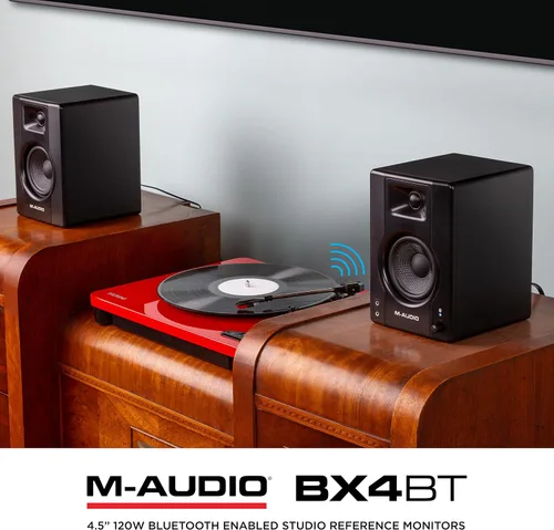 Vista 10 de M-AUDIO Par de monitores de estudio Bluetooth de 4.5" BX4BT