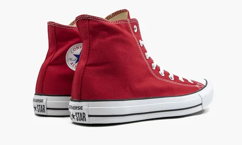 Vista 3 de Converse Chuck Taylor All Star High Top Tenis (rojo, blanco, negro, Numeric_10)