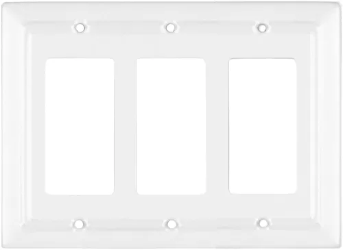 Vista 13 de Monarch Abode Placa de Pared Basculante de 1 Gang, Placa de Pared de Metal Decorativa Arquitectónica para Interruptor Individual, Placa Decorativa