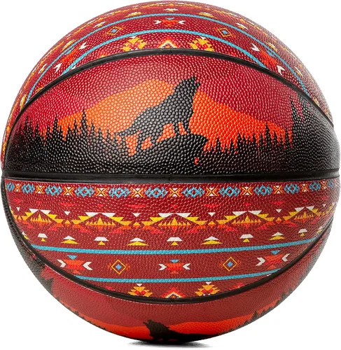 Vista 14 de Balón de baloncesto para interiores y exteriores de 29.5 pulgadas, de cuero compuesto de baloncesto, talla 7, adulto, pelota de entrenamiento