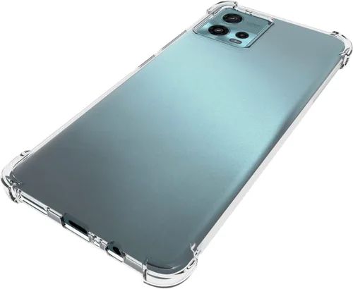 Vista 4 de USTIYA Funda para Motorola Moto G72 4G Clear TPU Cuatro Esquinas Cubierta Protectora Transparente Suave Funda