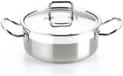 Vista 7 de BRA Cazuela Profesional Con Tapa Acero Inoxidable Profesional 18 Cm