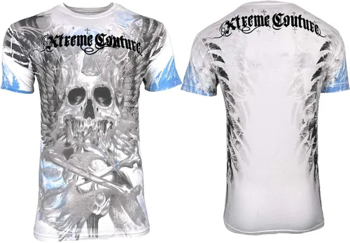 Vista 2 de Xtreme Couture by Affliction Camiseta para hombre The Edge White