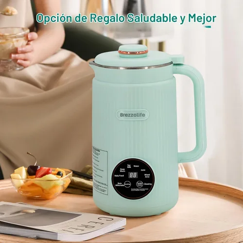 Vista 7 de 8 en 1 máquina automática del fabricante de la leche de la nuez, licuadora del fabricante de la leche de soja 40oz
