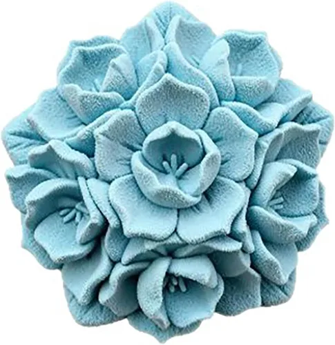 Vista 10 de Molde de flor de caballo, moldes cilíndricos, molde de vela en espiral de onda de silicona, moldes de fundición de resina de silicona para velas