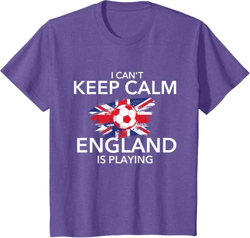 Vista 55 de I Can't Keep Calm England Is Playing - Camiseta para amantes del fútbol, Negro