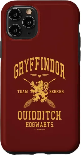 Vista 10 de Funda para iPhone 15 Deathly Hallows 2 Gryffindor Quidditch Team Seeker
