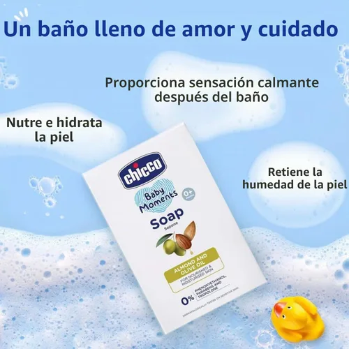Vista 3 de Chicco Jabón Baby Moments, 2.65 oz