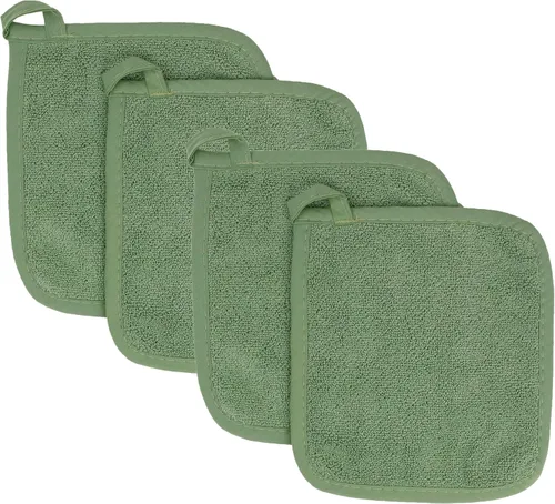 Vista 18 de RITZ Guante de olla y protector térmico de rizo: Resistente al calor sin igual, duradero 100% algodón – Diseñado ergonómicamente para un agarre