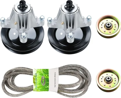 Vista 11 de 918-04822 Conjunto de husillo compatible con cubiertas de 42 pulgadas Cub Cadet/MTD/Troy-Bilt LTX1040 LTX1042 LTX1045 RZT-42, 618-04822, 918-04822B