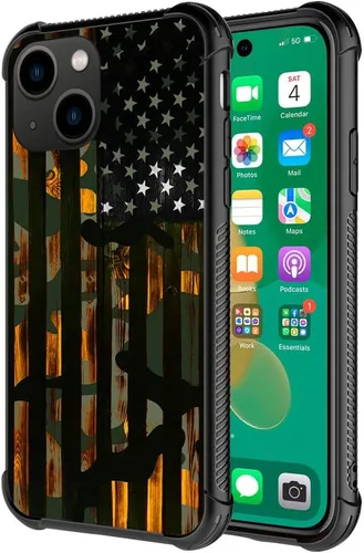 Vista 25 de DJSOK Funda compatible con iPhone 7/8/SE2, funda de ciervo de oro negro para iPhone 7, para niños y niñas, a prueba de golpes, resistente a