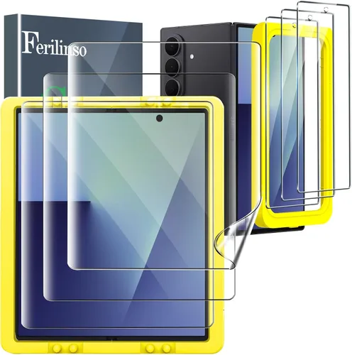 Vista 14 de Ferilinso Paquete de 6 Protectores de Lente de Cámara para Accesorios de iPhone 17 Pro, Compatible con Fundas de Teléfono, Cubierta de Vidrio