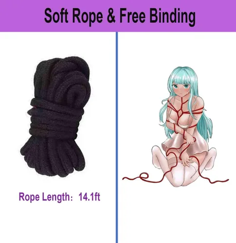 Vista 5 de Bed Bonage - Correas de cama para adultos sexuales, correas de cama de tamaño King, amarres sexuales debajo del colchón para parejas y adultos, kit