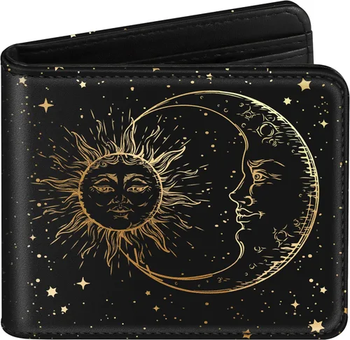 Vista 25 de Cartera de cuero de dibujos animados para mujer, c-mármol azul, Lindo