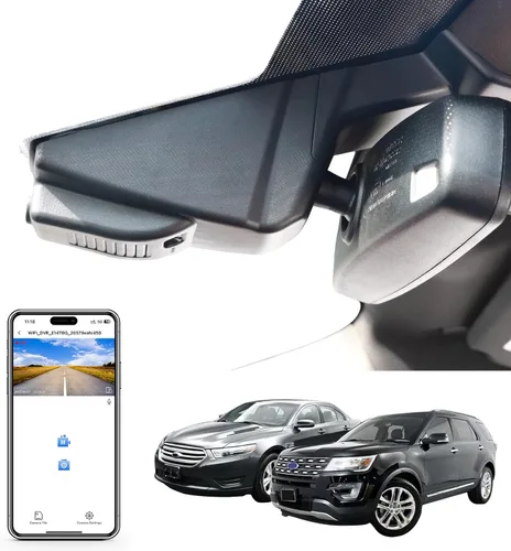 Vista 11 de mangoal Cámara de tablero 4K personalizada para Ford Taurus 2013-2019, Base XLT ST_Line Limited Timberline Platinum King Ran (modelo A), video UHD