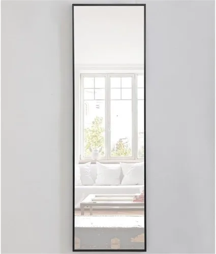 Vista 7 de Elegant Decor Monet - Espejo rectangular con marco de metal (60 x 18 pulgadas), color negro