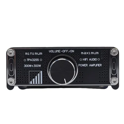 Vista 9 de Amplificador de potencia de alta fidelidad, amplificador de potencia de 300 W x 2 amplificador de alta fidelidad clase D, mini amplificador estéreo